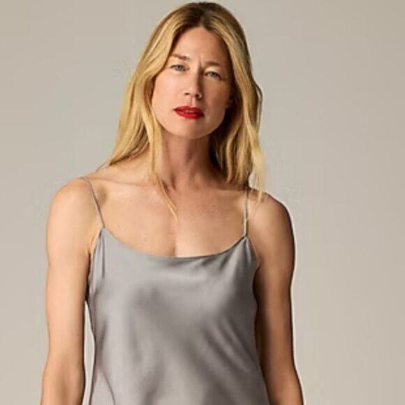 J.Crew Gwyneth slip dress in luster charmeuse - Picture 7 of 16